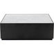 Selah 47.25 X 47.25 inch White / Black Coffee Table